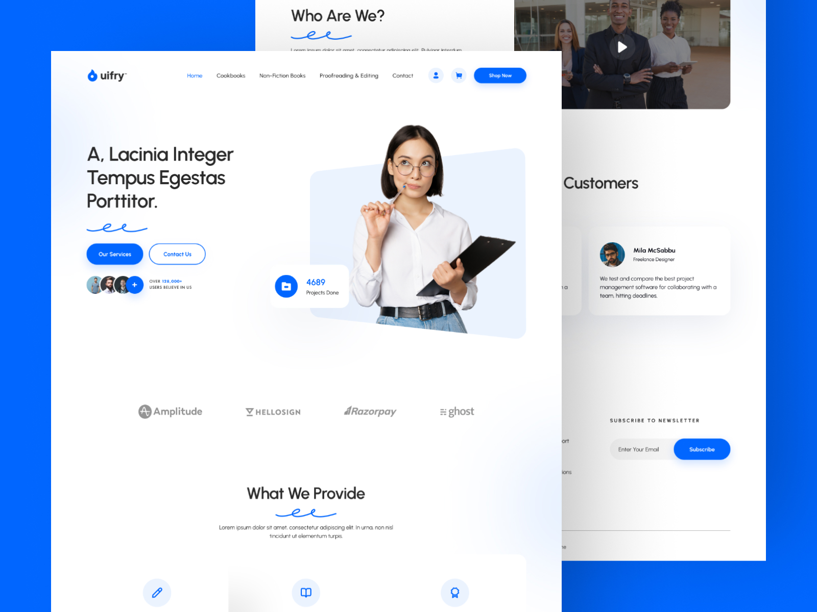 Stock Marketing Landing Page