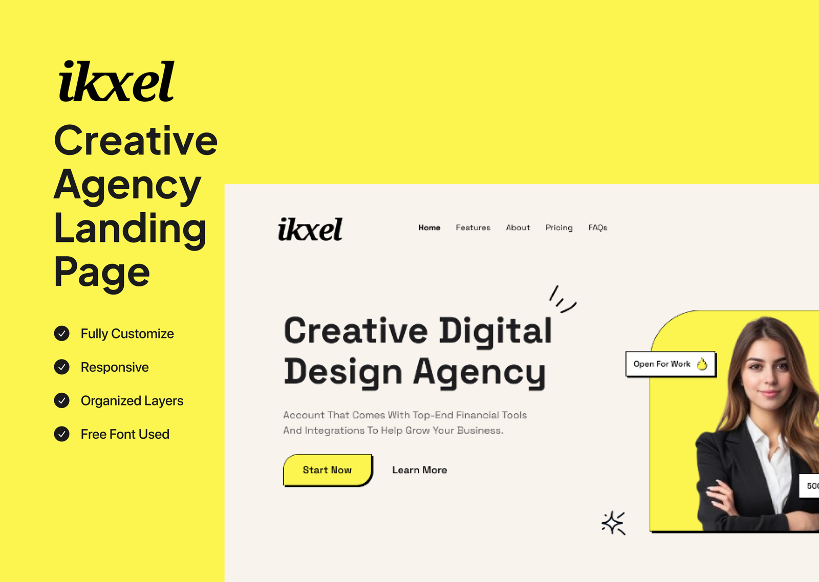 Creative Agency Landing Page