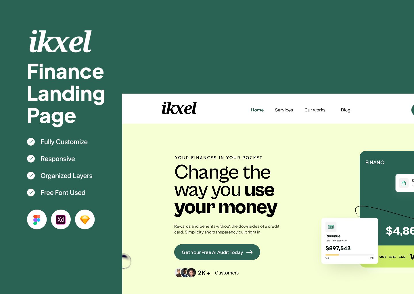 Finance Landing Page