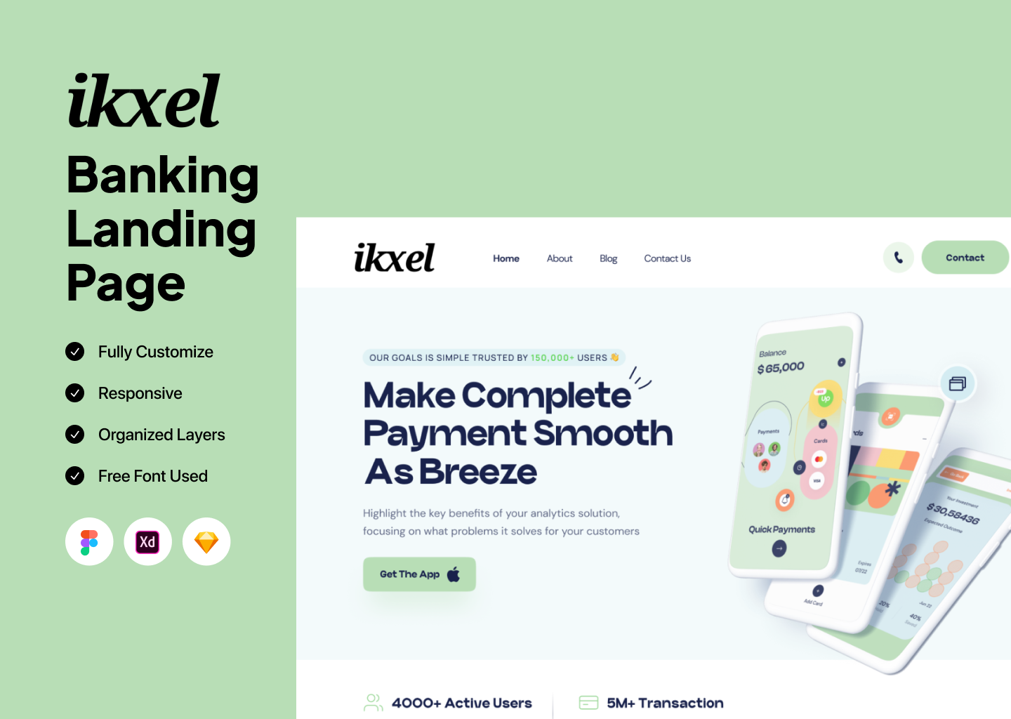 Banking Landing Page