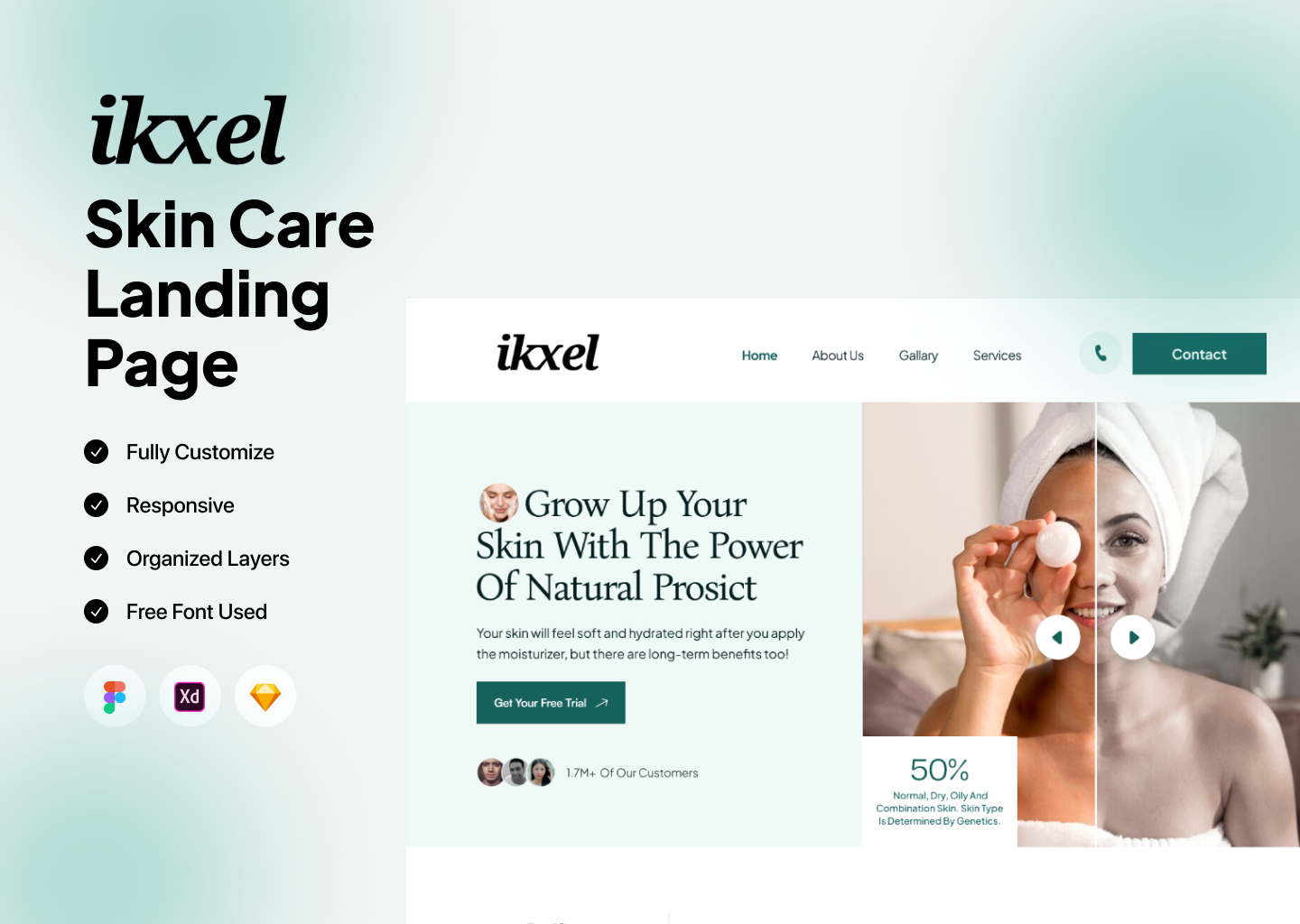 Skin Care Landing Page