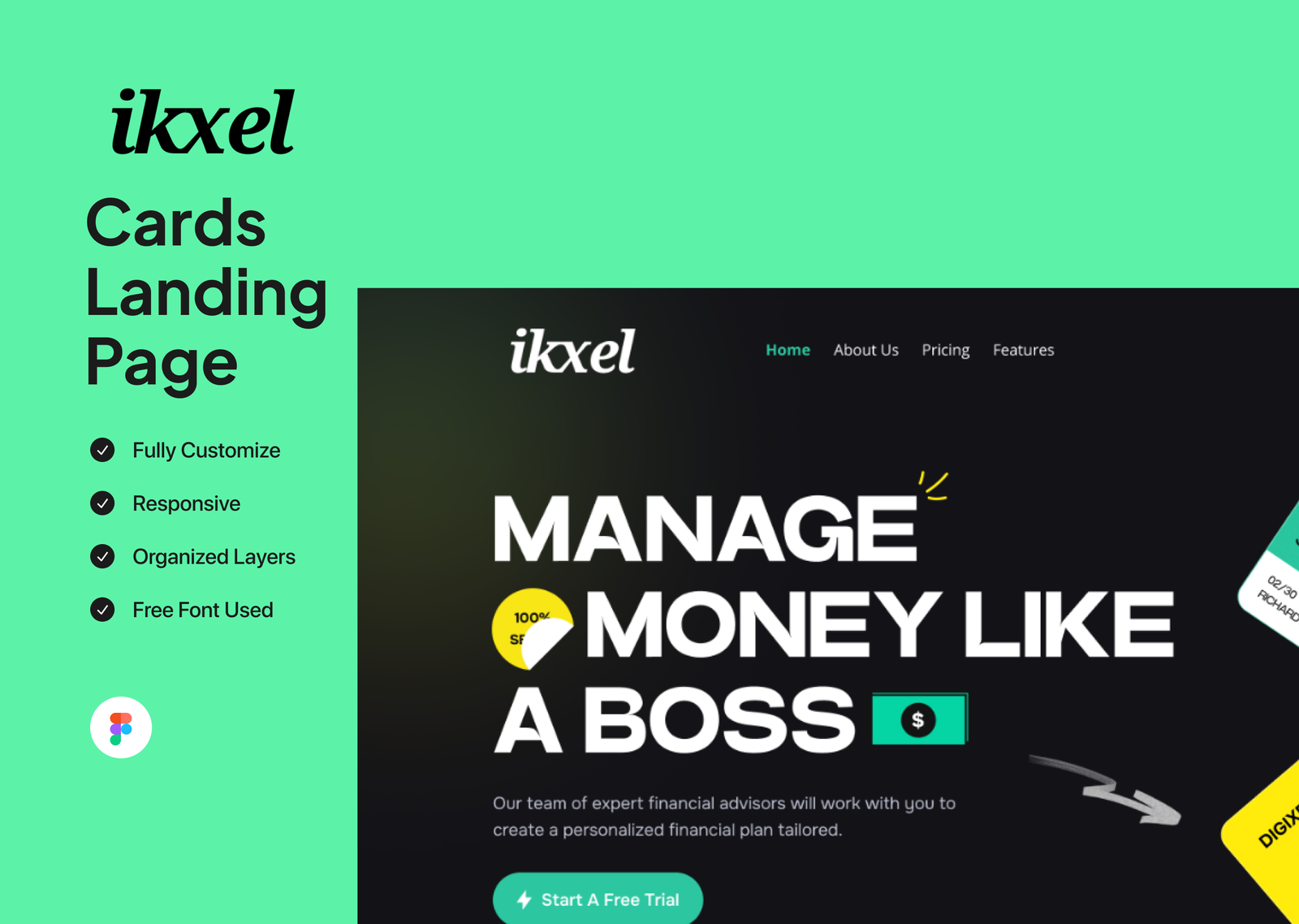 Cards Landing Page